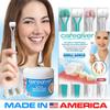 Smile Saver 360 Caregiver 3-Sided Toothbrush + 16PK Replacement Heads | Assisted Brushing for Autism, Special Needs, Disabilities, Seniors & Dexterity Three U-Shaped Triple Clean Soft | Made in USA view 3