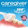 Smile Saver 360 Caregiver 3-Sided Toothbrush + 16PK Replacement Heads | Assisted Brushing for Autism, Special Needs, Disabilities, Seniors & Dexterity Three U-Shaped Triple Clean Soft | Made in USA view 4