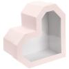 Zerodeko Heart Shape Box Valentine Day Floral Packaging Box with Clear Window Craftsmanship for Roses for Love and Romance view 1