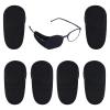 6pcs Glasses Eye Patch, Black Eye Patch Reusable Lazy Eye Patch Adult Medical Eye Patches for Adults to Treat Lazy Eye Amblyopia Strabismus for Kids Adults (Large) view 1