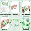 100 Pack Facial Tissue Mini Paper Pocket Tissues Small Size Travel Tissue Packs for Wedding Party Favors Graduation Celebration, 3 Ply, 2.8 x 2.2 In(Succulent) view 3