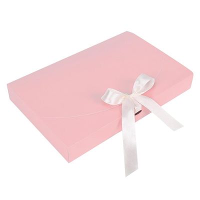 PENINSULA LOVE 10 PCS Rectangle Gift Box with Ribbon Bowknot Scarves Shirt Lingerie Wrapping Box for Christmas New Year Birthday Valentine Day Wedding Anniversary Party