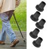 5pcs Walking Cane Rubber Tips Replacement 1 Inch, Crutch Tips 3/4 Inch Heavy Duty Terrain Tip for Cane & Crutch Foot Pad view 2