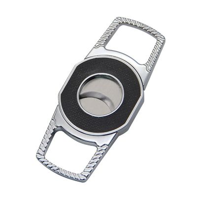 XARONF Cigar Cutter Stainless Steel Guillotine Double Scissors Sharp Blades Pocket Size Classic Comfortable (Color : A)