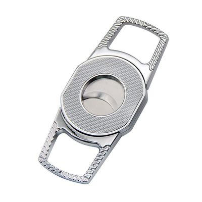 XARONF Cigar Cutter Stainless Steel Guillotine Double Scissors Sharp Blades Pocket Size Classic Comfortable (Color : B)
