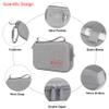 Elonbo Diabetic Supplies Travel Case, Glucose Meter Portable Storage Bag, Diabetic Care Kits Organizer Holder, Diabetic Supply Carrying Case for Glucose Meter Insulin Pen Blood Sugar Test Strips,Grey view 4