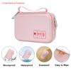 Elonbo Diabetic Supplies Travel Case, Glucose Meter Portable Storage Bag, Diabetic Care Kits Organizer Holder, Diabetic Supply Carrying Case for Glucose Meter Insulin Pen Blood Sugar Test Strips,Gold view 3