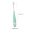 Healifty 1pc Kids Toothbrushes Bristles Toothbrush for 2-12 Years Old Panda Toothbrush Green Comfortable Cleaning Tools view 2