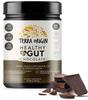 TERRA ORIGIN Healthy Gut Chocolate | 30-Servings with L-Glutamine, Zinc, Glucosamine, Slippery Elm Bark, Marshmallow Root and More! view 2