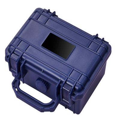 Visol Rider Hard Plastic Travel Humidor - 15 Cigars (Blue)