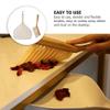 DEPILA Dustpan Brush Broom Cleaning Tool Mini Broom Dustpan Set for Sweeping on Counter Table Desk Top Car Camp Area dustpan view 3