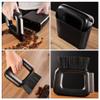 DEPILA Mini Dustpan and Brush Set Mini Coffee Cleaning Brush Coffee Bar Brush Espresso Grinder Brush Tools Desktop Sweep Broom for Computer Keyboard Desktop Car Table dustpan view 2