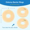 30 PCS Ostomy Barrier Rings, 2 mm Thickness Moldable Ostomy Rings Medical Grade Hydrocolloid Adhesive Barrier Rings Better Seal for Ostomy Bags (3 Box of 30) view 2