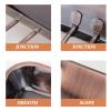 DEPILA Stainless Steel Dustpan Metal Dust Pan Stainless Steel Dustpan Metal Dust Pan Decorative Dustpan for Household Cleaning Supply Cleaning Sweeping Kitchen Bronze dustpan view 2