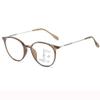 FREAZE Retro Readers Round Frame Reading Glasses Unisex 1.0+ 1.5+ Blue Light Blocking Computer Eyewear Multifocus Eyeglasses (Color : Cold Tea Silver, Size : 1.0) view 1