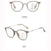 FREAZE Retro Readers Round Frame Reading Glasses Unisex 1.0+ 1.5+ Blue Light Blocking Computer Eyewear Multifocus Eyeglasses (Color : Cold Tea Silver, Size : 1.0) view 2