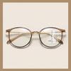 FREAZE Retro Readers Round Frame Reading Glasses Unisex 1.0+ 1.5+ Blue Light Blocking Computer Eyewear Multifocus Eyeglasses (Color : Cold Tea Silver, Size : 1.0) view 4