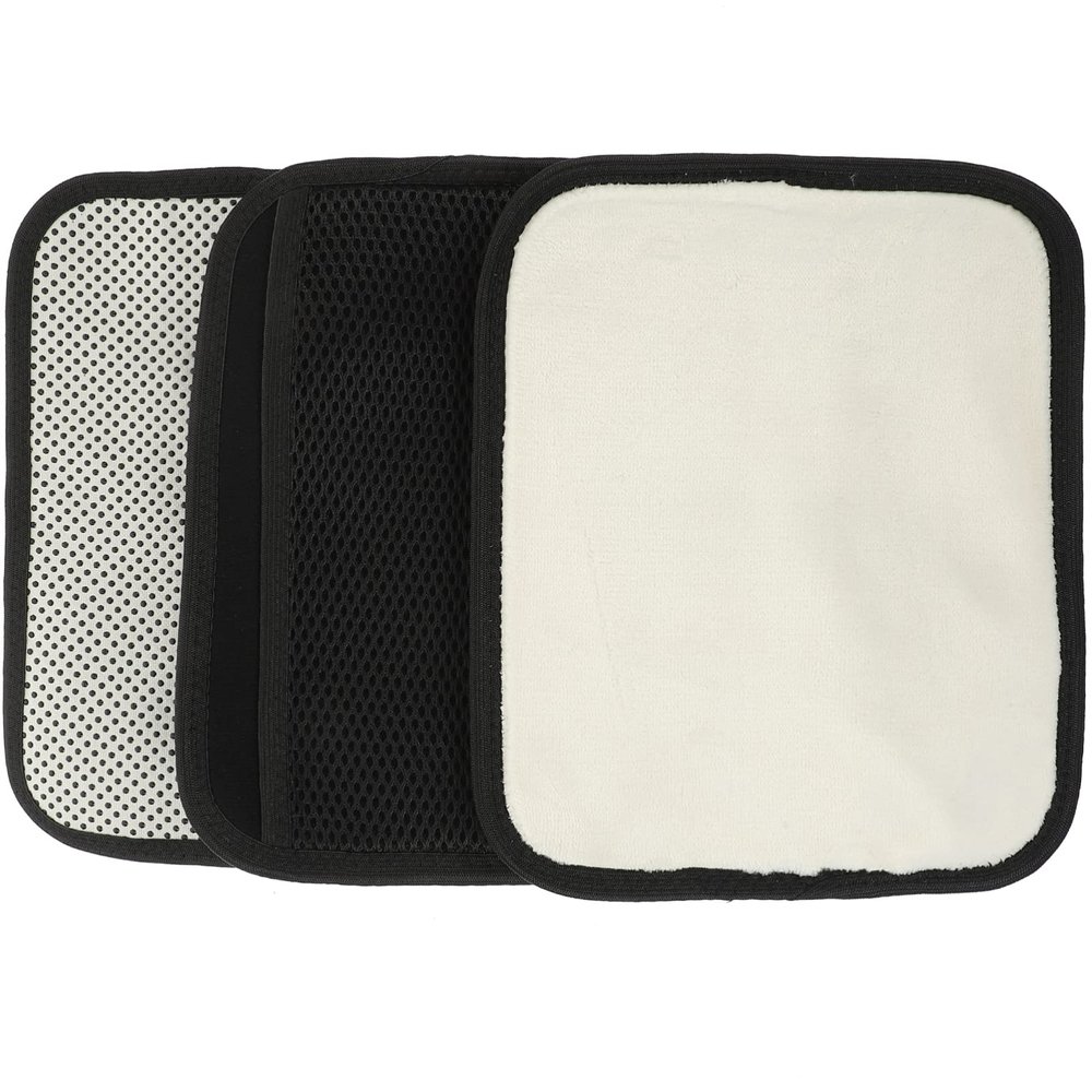 GLEAVI 3pcs Breathable Heating Waist Support Pad Portable Lumbar Support for Comfortable Warmth for Back and Abdomen for Use