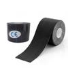 Kinesiology Tape Sports Tapes Elastic Freely Cut for Muscle Back Shoulder Elbow Waist Ankle Polyester Waterproof (Black, 5CM*5M) view 1