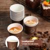 Gerrii 1000 Pcs Small Coffee Cups Paper Espresso Cups Disposable Mini Hot Cups Hot Cold Drinking Cups for Travel, Party, Tea, Bathroom, Picnic, Events, Brown (4 oz) view 4