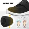 KWUKOTY Women's Wide Diabetic Shoes with Air Cushion | Relax Series, Comfort for Swollen Feet, Bunions, Edema | Black Wide Sizes: Women 9 view 3