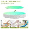 Heavy Duty Scrub Sponges 3 Pack Kitchen Absorbent Cellulose Sponges for Dishes Non-Scratch Natural Compressed Sponges for Cleaning Kitchen Bathroom Green Gradient (2) view 3