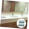 2pcs Blades Mini Brush Grey Home Cleaner Scraper Wiper Kitchen Water Household Multifunctional Plastic Spray Hand Windows Tiles Counter for Blade Shower Window Squeegee Outdoor view 4