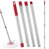 Spin Mop Replacement Handle Compatible with O Cedar Mop Replace Head Base, 4-Section 2.5-to-5 Foot Mop Stick, Germany Screw (Mop Base&Refill not Included) view 1