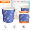 Gerrii 1000 Pieces 5oz Paper Cups Multicolor Disposable Mini Cups Colorful Mouthwash Cup in Bulk for Espresso Travel Parties Candy Party Picnics Barbecues Events, 10 Colors view 2