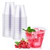 JOLLY CHEF 9 oz Clear Disposable Plastic Cups, 50 Pack Disposable Cups for Wedding,Thanksgiving, Christmas Party view 1