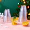 JOLLY CHEF 9 oz Clear Disposable Plastic Cups, 50 Pack Disposable Cups for Wedding,Thanksgiving, Christmas Party view 4