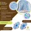 2X 7-Pack (Medium) Cloth Panty Liners; Daily Organic Cotton Reusable Panty Liners for Women Made in EU; Feminine Panty Liners Washable for Women & Teens; Thin Sanitary Reusable Liners, NOT for Period view 2