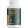 Bronson Biotin 5,000 MCG Supports Healthy Hair, Skin & Nails & Energy Production - High Potency Beauty Support - Non-GMO, 360 Vegetarian Tablets view 3