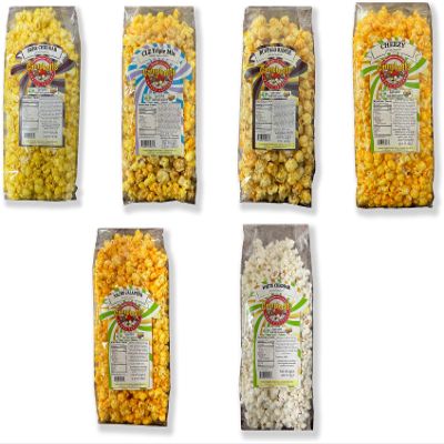 Campbell's Sweets Factory Gourmet Popcorn Variety Pack Bar Food Classics, 6 Pub Inspired Flavors Nacho Jalapeno, Beer Cheddar, Buffalo Ranch & More