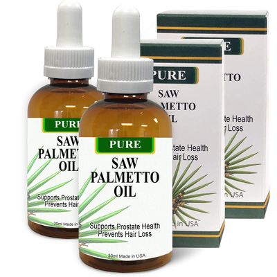 Pure Saw Palmetto Oil Organic Natural 60-90-day Supply Unlike Inefficient Powders Support Prostate Health Sleep Better Reduce Frequent Urination DHT Blocker Stop Hair Loss (2 Fl Oz)