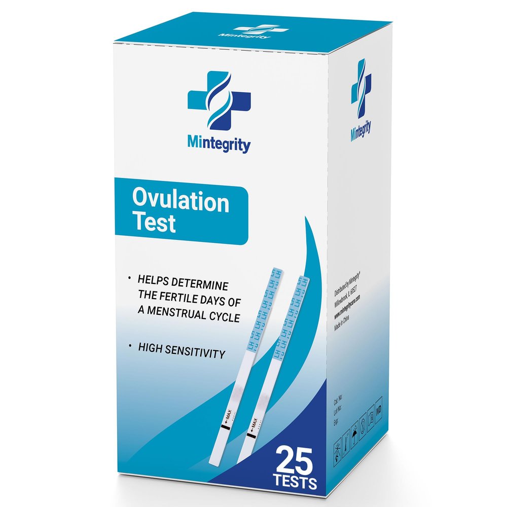 Mintegrity [25 Pack] Ovulation LH Test Strips, Rapid and Accurate Results #MT-W2-S