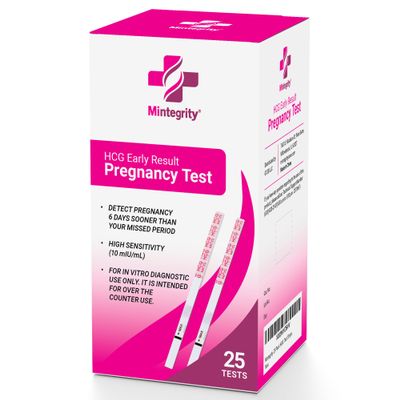 25 Pack Pregnancy Test Strips, Rapid and Accurate Results
