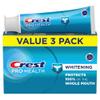 Crest Base Pro-Health Whitening Toothpaste (4.3oz) Triple Pack, Teeth Whitening view 1