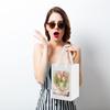 12 Pcs White Kraft Paper Gift Bags with Transparent Window, 9.84"x7.0"x5.12" Kraft Shopping Bags with Handles for Bouquet Christmas Birthdays Festivals Party Weddings Wrapping view 4