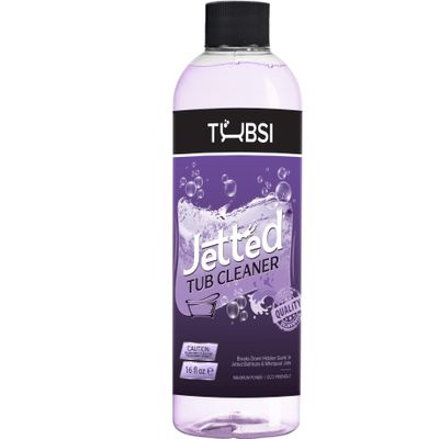 MAXTITE Tubsi Jetted Tub Cleaner - 16 oz - Supercharged Cleaning Action for Hidden Gunk in Jacuzzi, Bathtub and Whirlpool Jets - Biodegradable, Septic Safe - 4+ Doses