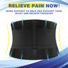 ABACKH Back Brace for Lower Back Pain - Lumbar Support Belt for Women & Men - Relief Back Pain, Relief for Herniated Disc, Sciatica, Scoliosis 3XL/4XL(45"-53") view 3
