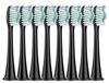 8Pcs Toothbrush Replacement Heads Compatible with Philips Sonicare Electric Toothbrushes Snap-on Handles (Black) view 1