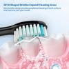 8Pcs Toothbrush Replacement Heads Compatible with Philips Sonicare Electric Toothbrushes Snap-on Handles (Black) view 3