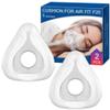 2 Packs Replacement Cushion (M) for AirFit F20, FSA/HSA Eligible, Reliable Seal & Softer Fit, Compatible with Original Frame, Great-Value & Durable Replacement Supplies by Everness (Medium) view 1