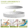 Gray Gradient Cellulose Compressed Sponge Washing Dishes and Cleaning Kitchen Non-Scratch Heavy Duty Natural Cleaning Sponge Reusable for Bathroom Cars Household 3PCS view 2