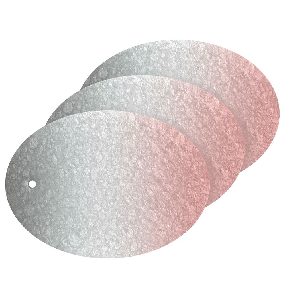 Pink and Grey Gradient Cellulose Compressed Sponge Washing Dishes and Cleaning Kitchen Non-Scratch Heavy Duty Natural Cleaning Sponge Reusable for Bathroom Cars Household 3PCS