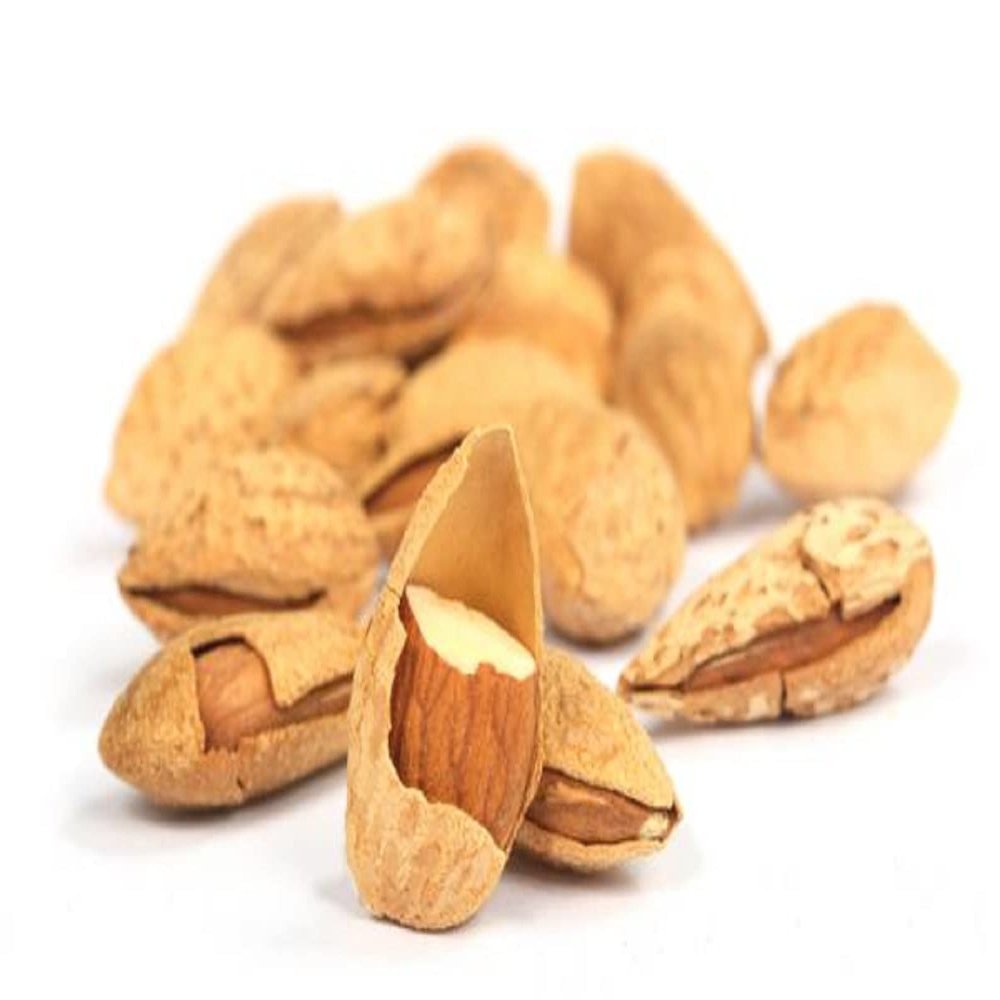 Premium Almonds - Paper Shell Almonds With Soft Shell from Pakistan Kagzi Badam ALMONDS ORGANIC KAGHZI ALMONDS/ PURE ALMONDS WITH OUTER SHELL/ RAW WHOLE ALMONDS IN PAPER SHELL (250)