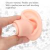 3 Pairs Soft Silicone Ear Model, Acrylic Stand, Human Ear Model for Piercing Practice, Earring Display, Silicone Human Ear Model view 4