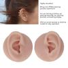 Silicone Ear Model, Simulation Human Body Part Silicone Ear Model, for Display Simulation Ear Acupuncture Practice, Jewelry Display (Medium Skin Color) view 2