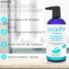 PURA D'OR Kids Wash (16oz x 2 = 32oz) All-in-One Gentle Cleanser - USDA Biobased, Sulfate-Free, Tear-Less, Hypoallergenic, Premium, Shampoo & Bubble Bath view 2